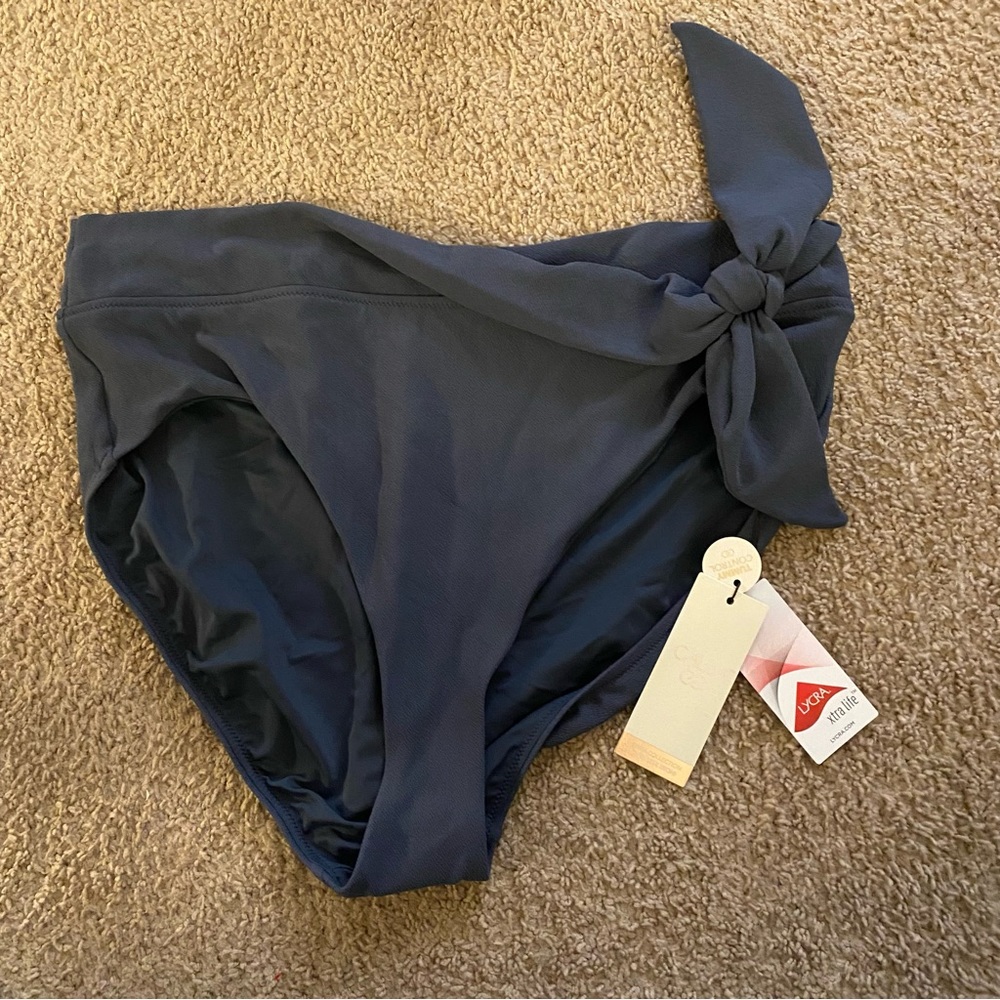 Calia NWT by Carrie Underwood Dot Fitted Swim Bottoms Size XXL